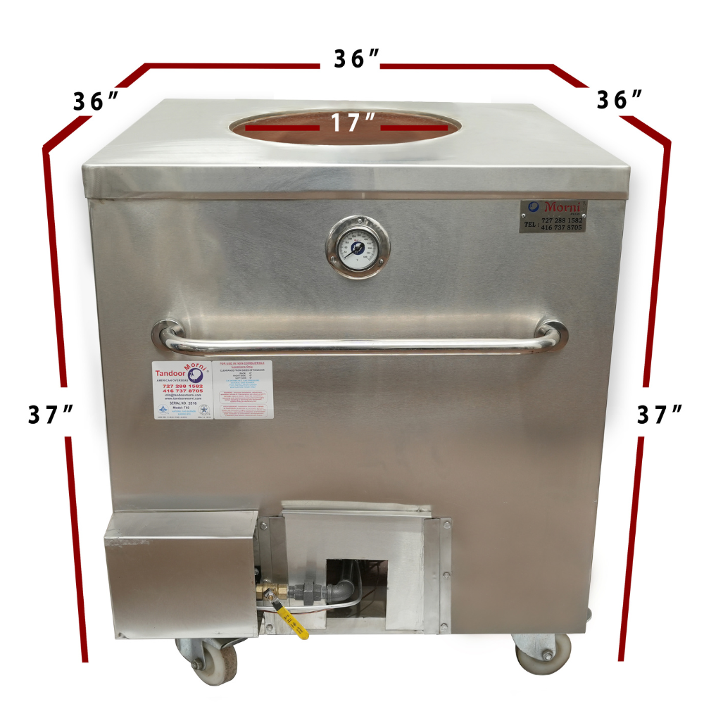 T06 - 36 x 36 Commercial Punjabi Tandoor Measurement Image
