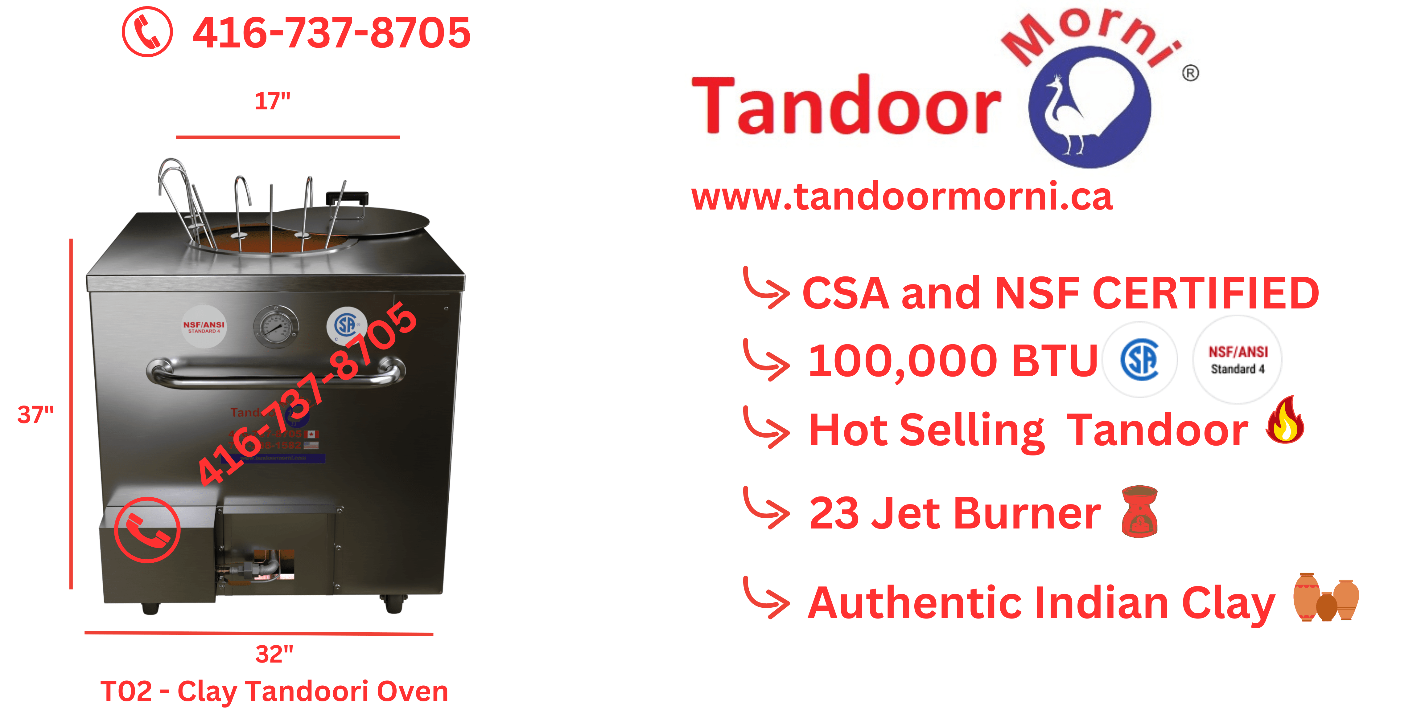 T02 – Clay Tandoori Oven || Hot Selling