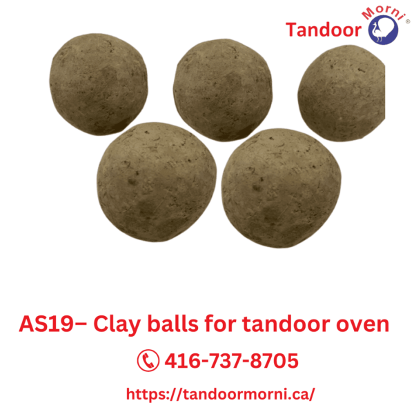 A clay ball used for cooking in a tandoor oven.