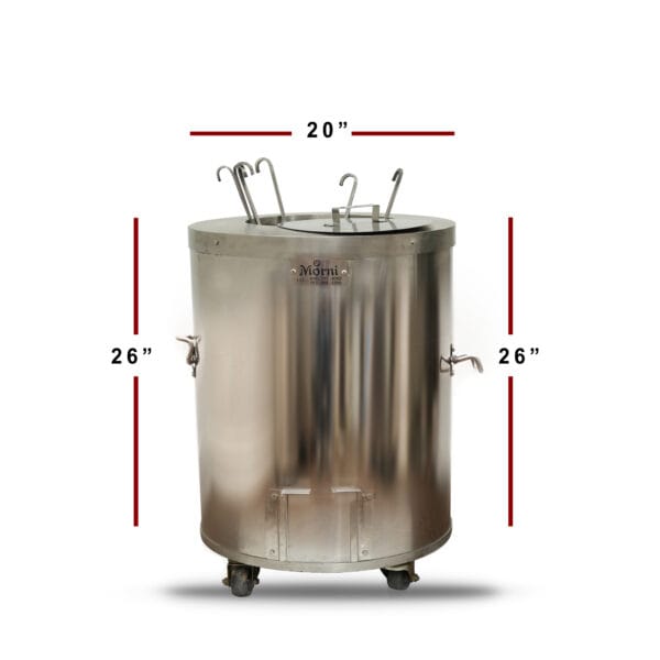 R26 20 x 26 Round Residential Mini Tandoor Measurement Image