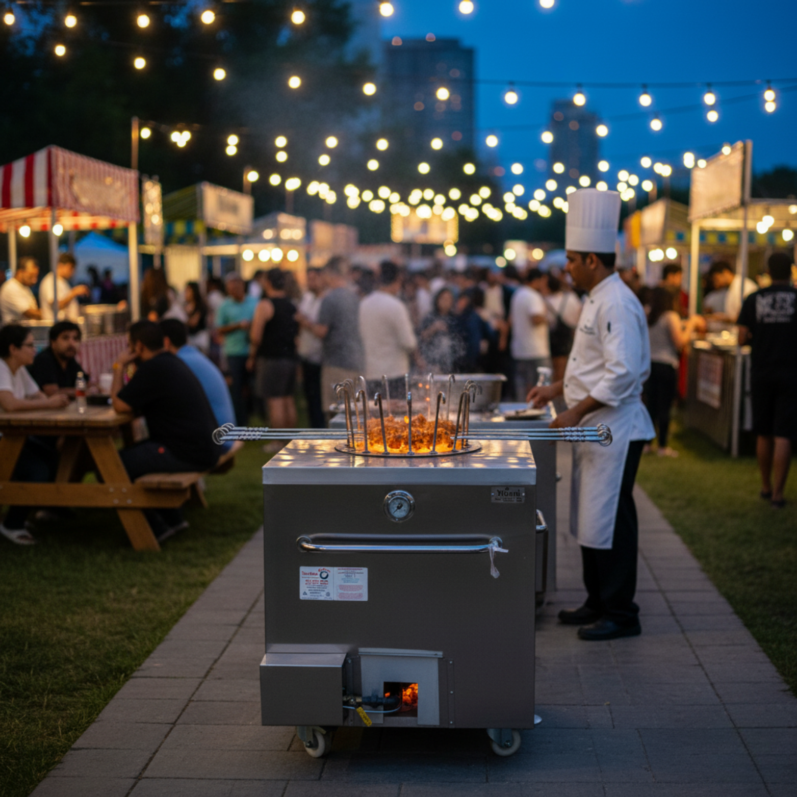 T04 - 34″ x 34″ Restaurant Gas Tandoor - Image 9